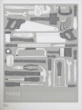 Nature - Tools on the Work Bench in Putty Unframed